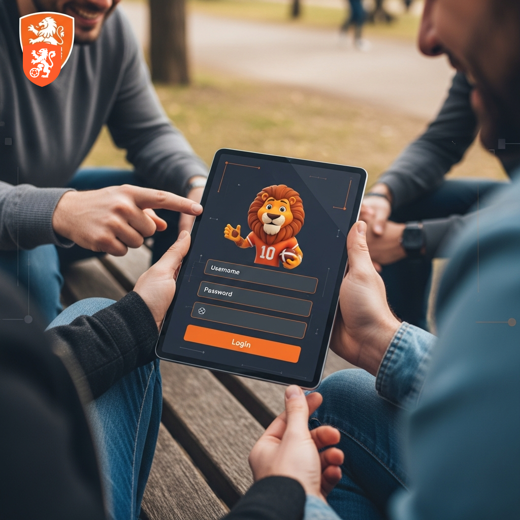 Illustratie van spelers die hun positieve Betoranje ervaringen delen.